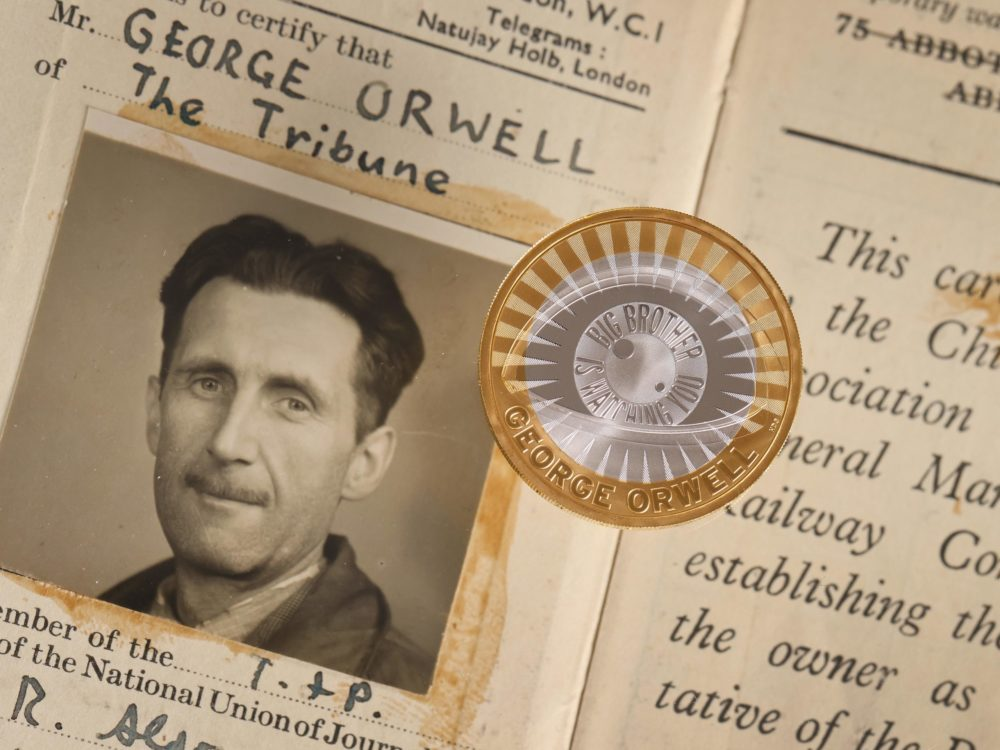 Coin to Honor George Orwell